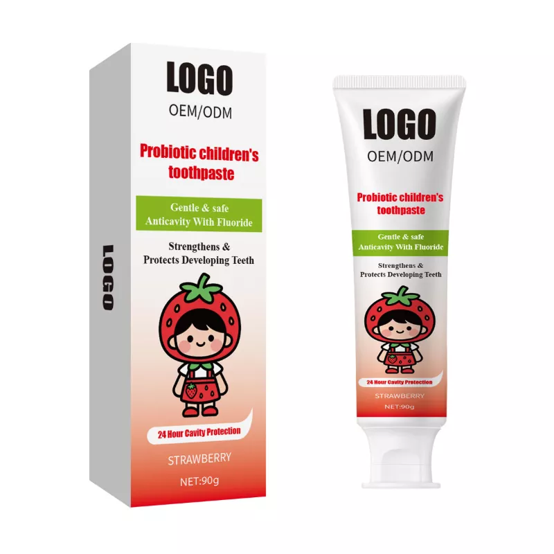 Children Strawberry Toothpaste