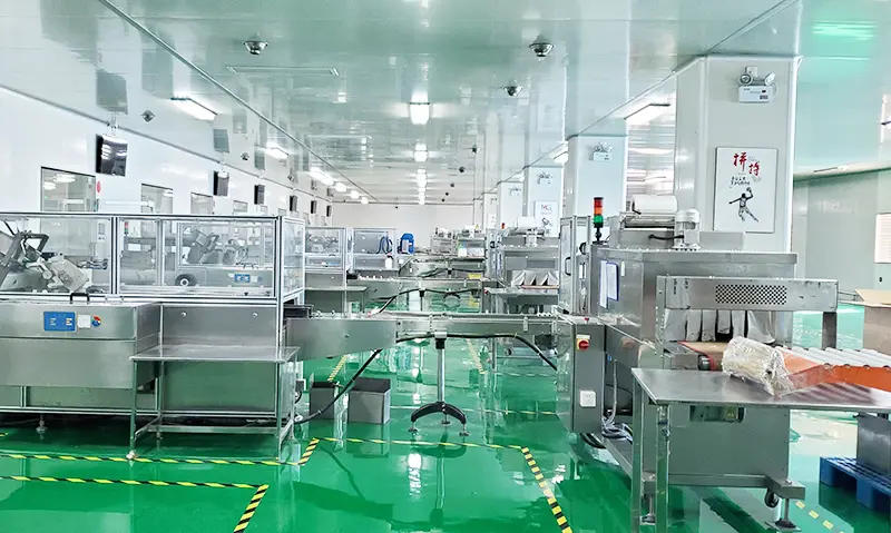 Jinmao toothpaste factory production capacity 480000 tubes daily with 11 vacuum pots and 8 automatic filling lines