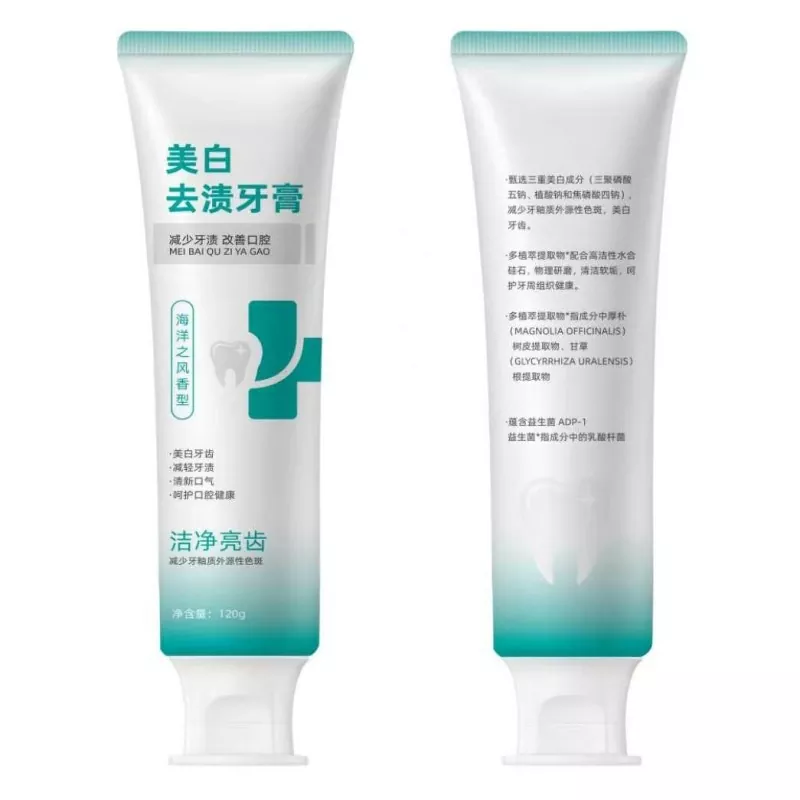 Adult Whitening Toothpaste formula