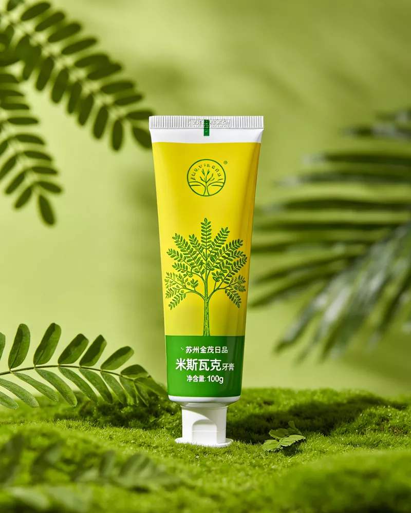 Miswak toothpaste tube