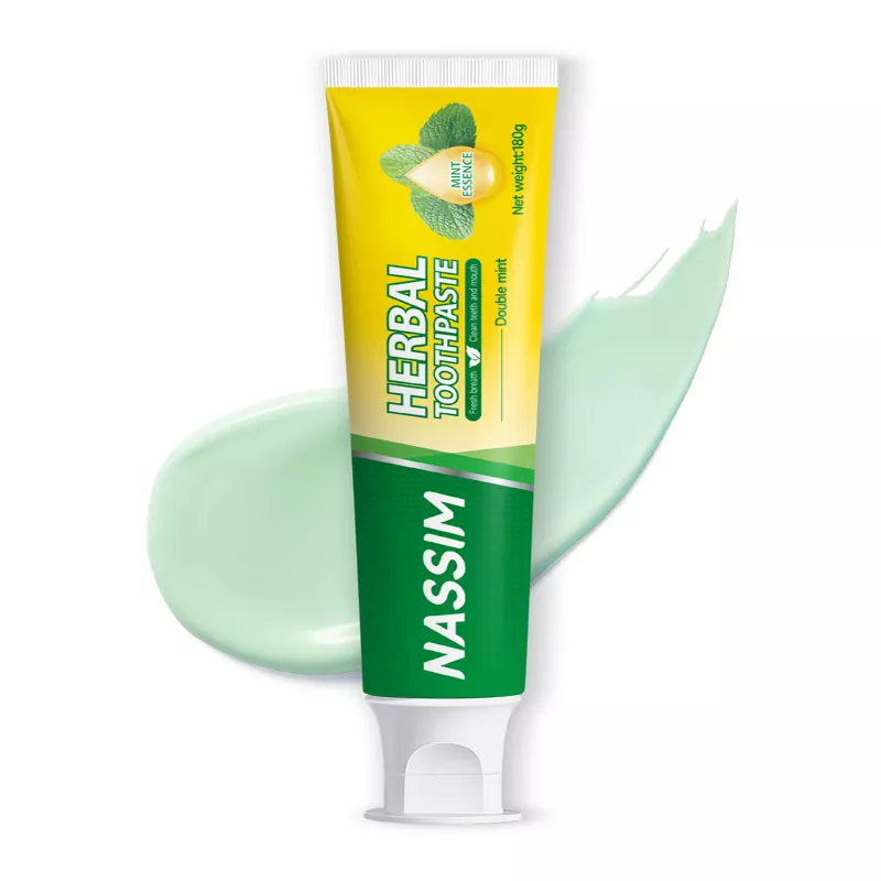 Natural Herbal Toothpaste gel texture
