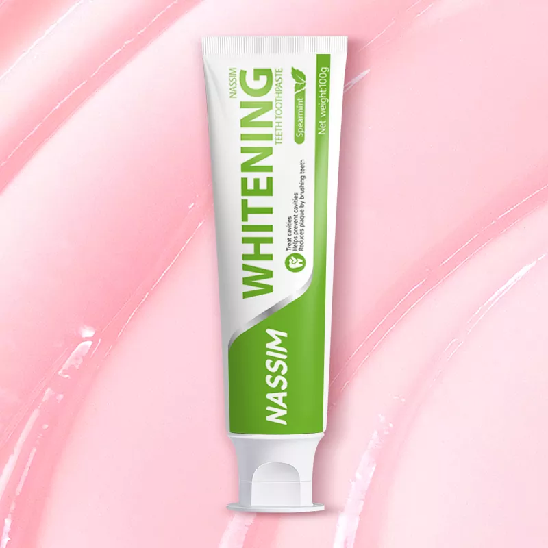 Premium Whitening Toothpaste formula and texture