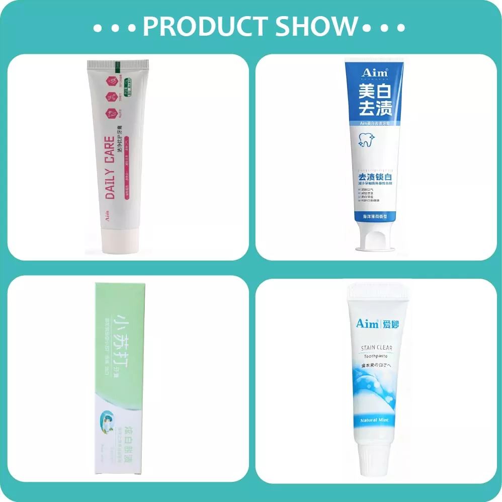 Whitening Stain-Removing Toothpaste product display
