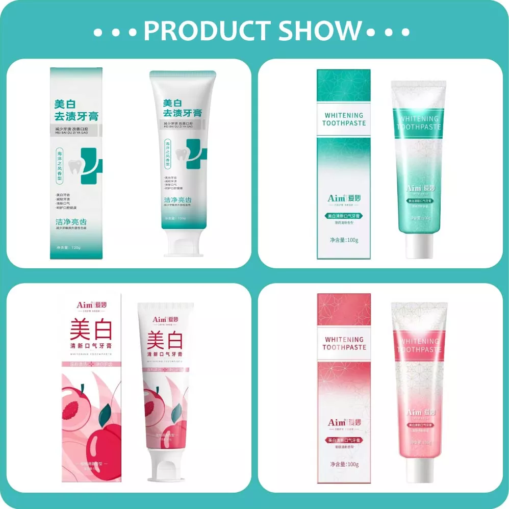 Adult Whitening Toothpaste product display