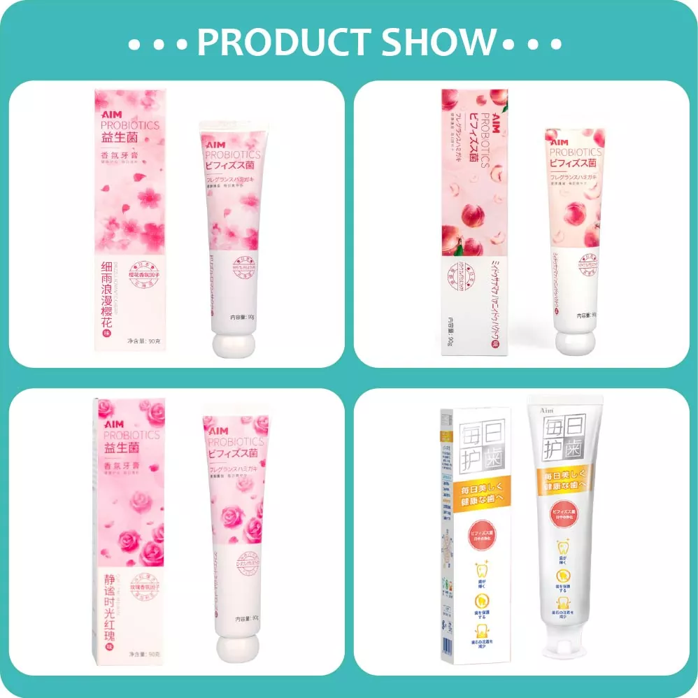 Probiotic Whitening Toothpaste product display
