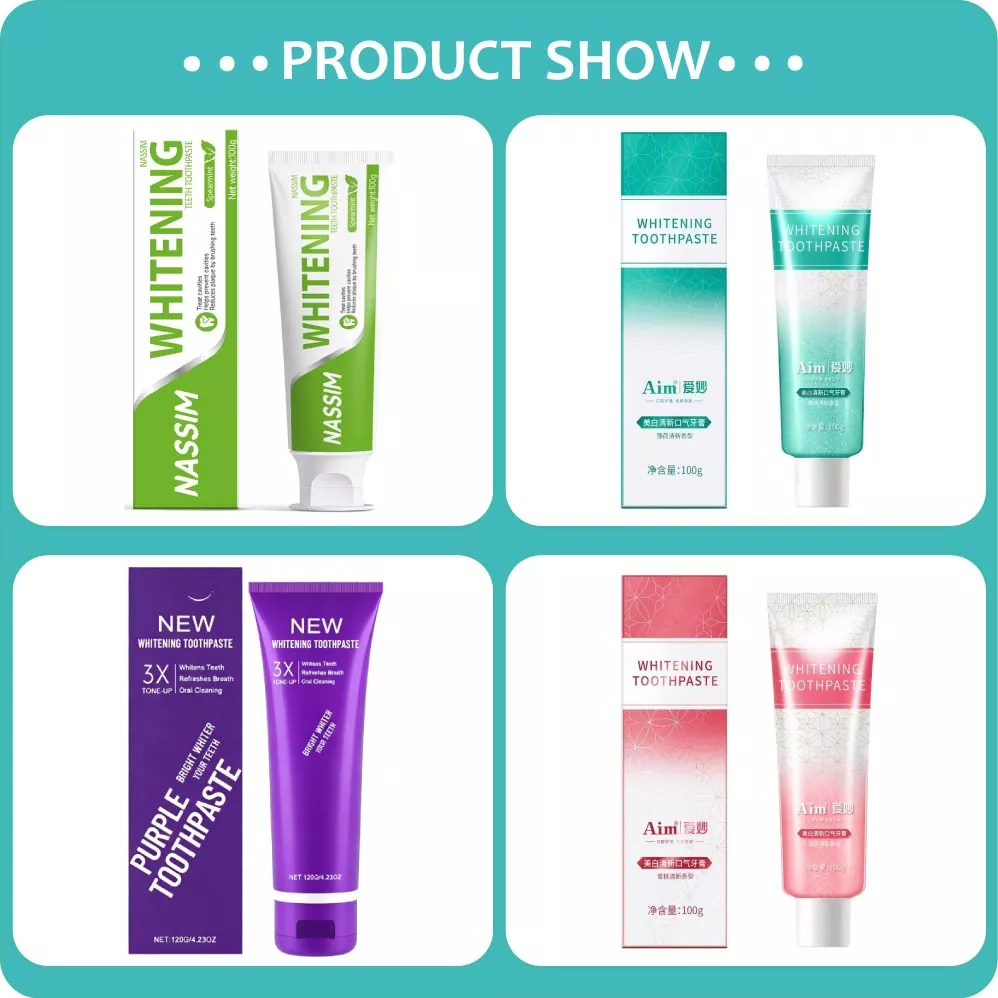Premium Whitening Toothpaste product display
