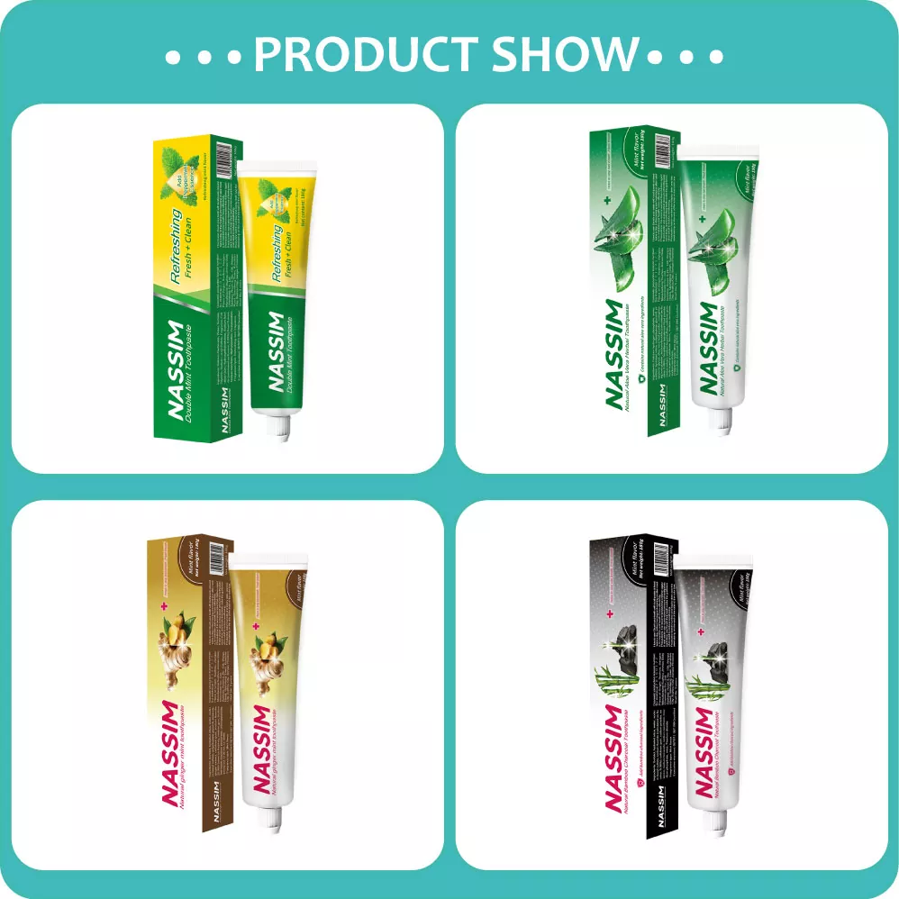 Natural Herbal Toothpaste product display