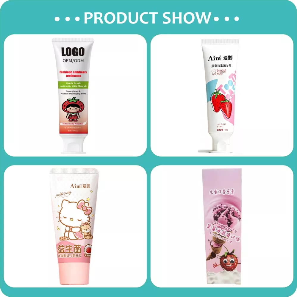 Jinmao Children's Strawberry Toothpaste OEM production