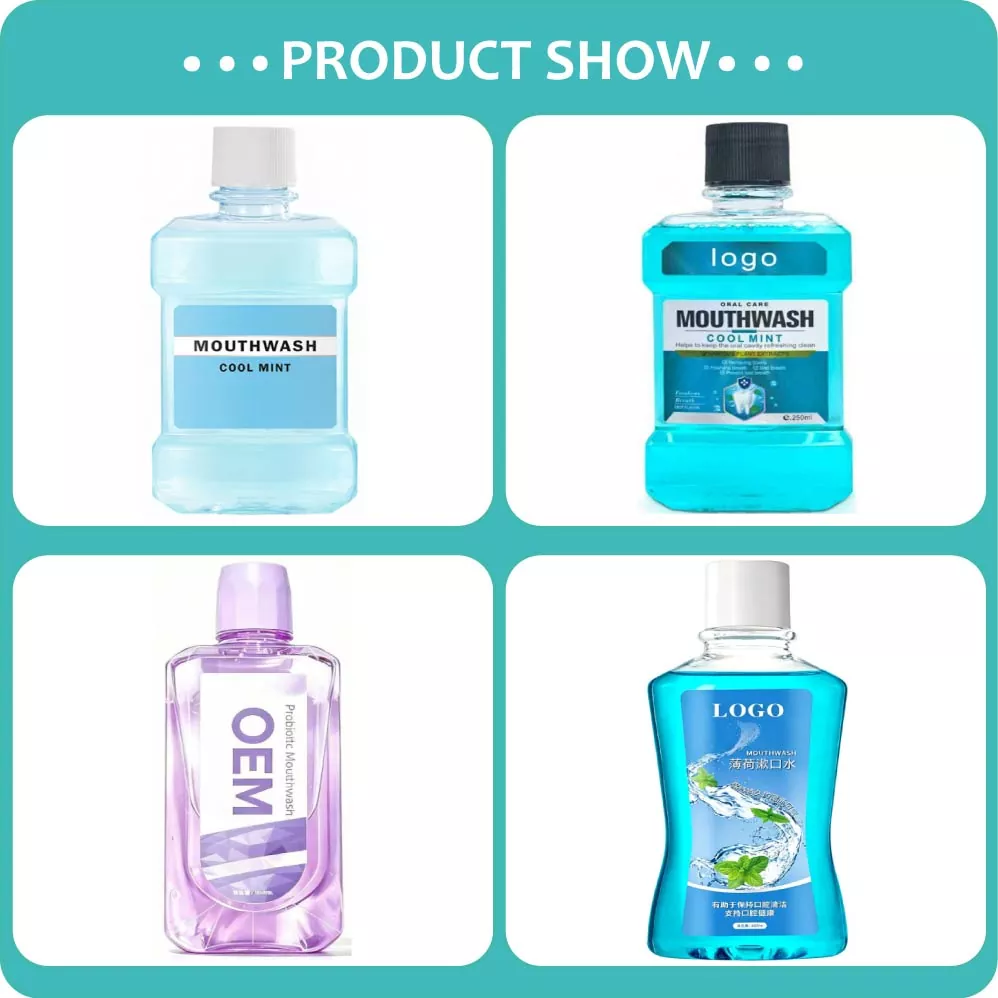 250ml Stain Whitening Mouthwash Packaging