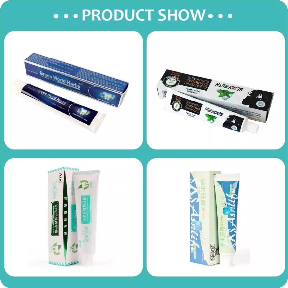 Herbal Black Tea Toothpaste product display